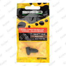 Camo Tungsten Bullet Sinkers Matt Camou