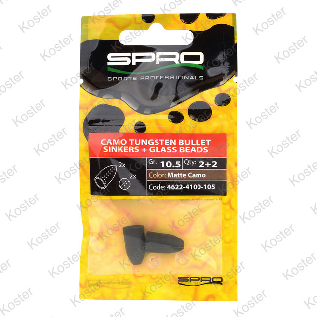 Camo Tungsten Bullet Sinkers Matt Camou Camo Tungsten Bullet Sinkers Matt Camou