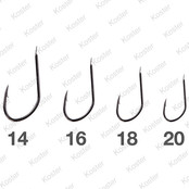 MXB-2 Barbed Spade End (Black Nickel) maat 18