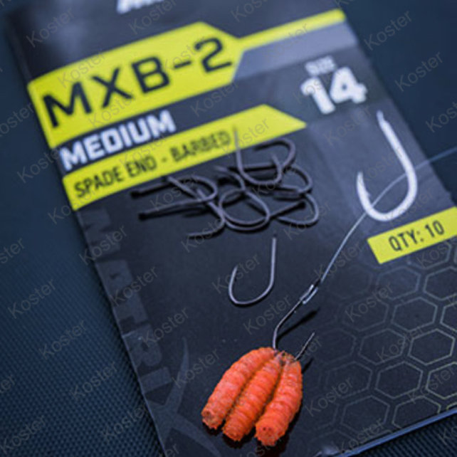 MXB-2 Barbed Spade End (Black Nickel) maat 18