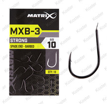 MXB-3 Barbed Spade End (Black Nickel) Maat 10