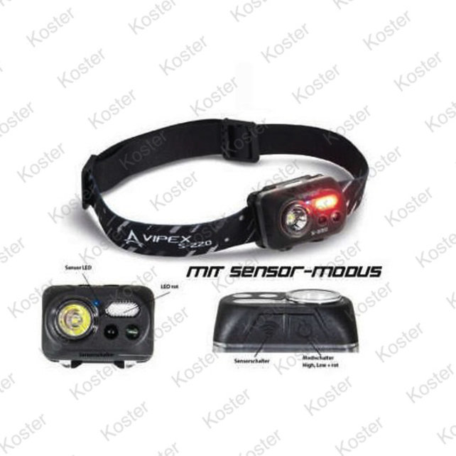 Hoofdlamp Vipex S-221