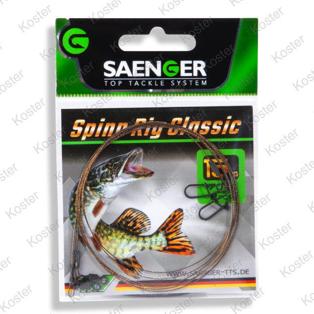 Staal Onderlijn 1 x 7 Spinn Rig Classic 30 cm. Staal Onderlijn 1 x 7 Spinn Rig Classic 30 cm.