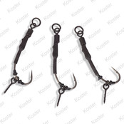 Karperhaken  Ronnie Rig Curve Shank Micro Barb