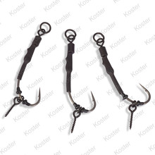 Karperhaken  Ronnie Rig Curve Shank Micro Barb