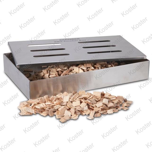 BBQ Smoker RVS 21x13x3.4cm