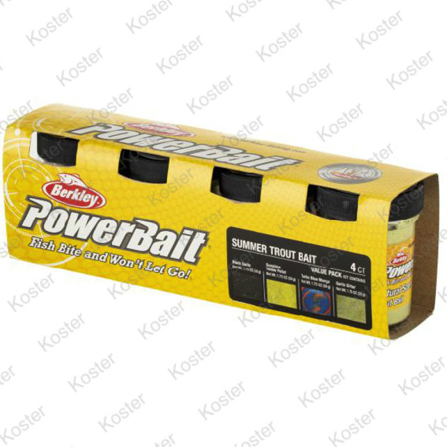 PowerBait Trout Season Pack 4-Pack Zomer PowerBait Trout Season Pack 4-Pack Zomer