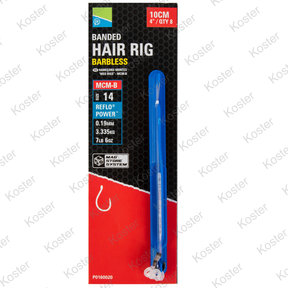 MCM-B Mag Store Banded Hair 4" Rigs (Barbless)