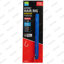 MCM-B Mag Store Bayonet Hair 4" Rigs (Barbless)