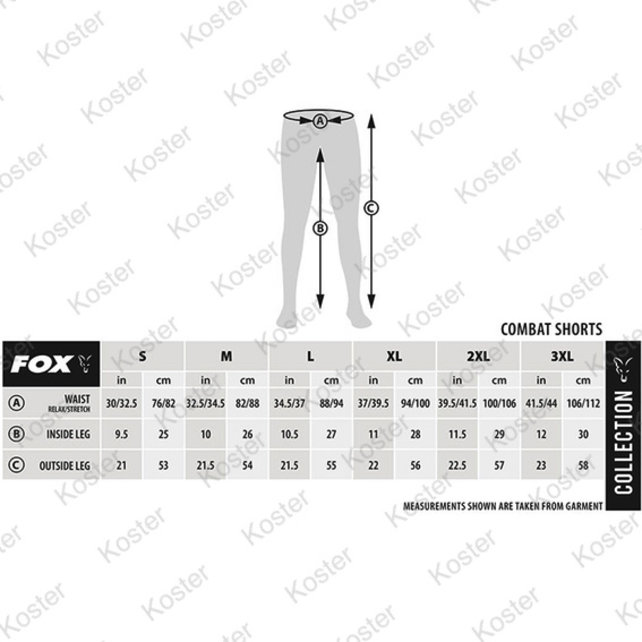 Collection Combat Shorts Back/Orange