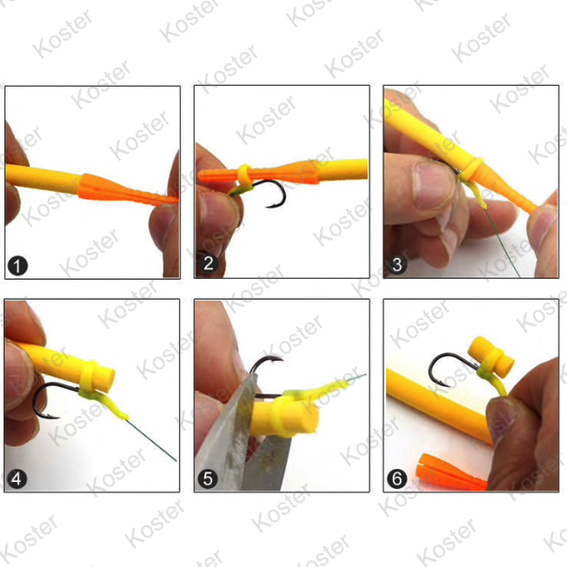 How to tie a zig rig with aligner and foam 