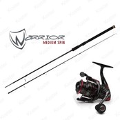 Warrior Heavy Spin Set 270cm/8.8ft 40-80g 3500 Warrior Heavy Spin Set 270cm/8.8ft 40-80g 3500