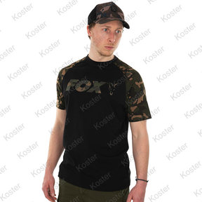 Raglan T-Shirt Black/Camo
