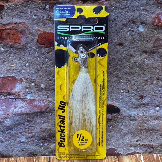 Bucktail Jig Chrome Silver 1/3