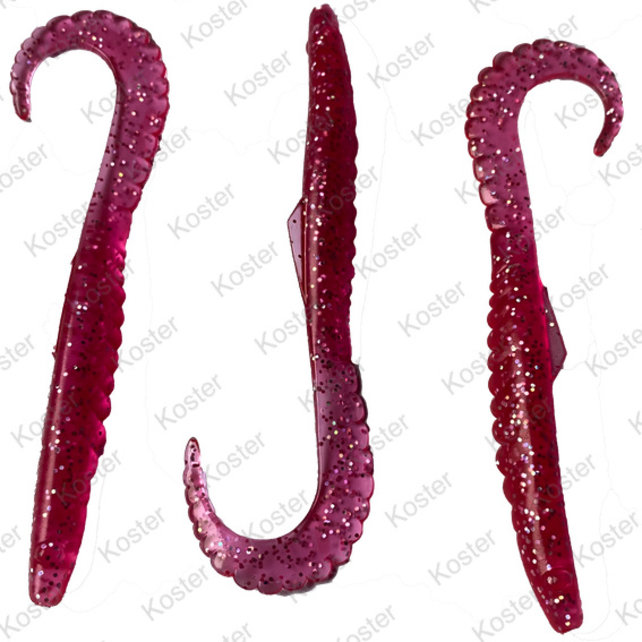 Gator Shad/Swister (Zeebaars) Pink Gliter