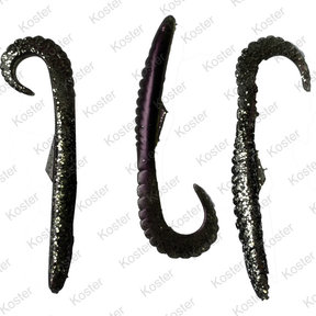 Gator Shad/Swister (Zeebaars) Paars/parelmoer Glitter