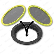 Interchangeable Riddle Medium Mesh Insert 4 mm. Interchangeable Riddle Medium Mesh Insert 4 mm.