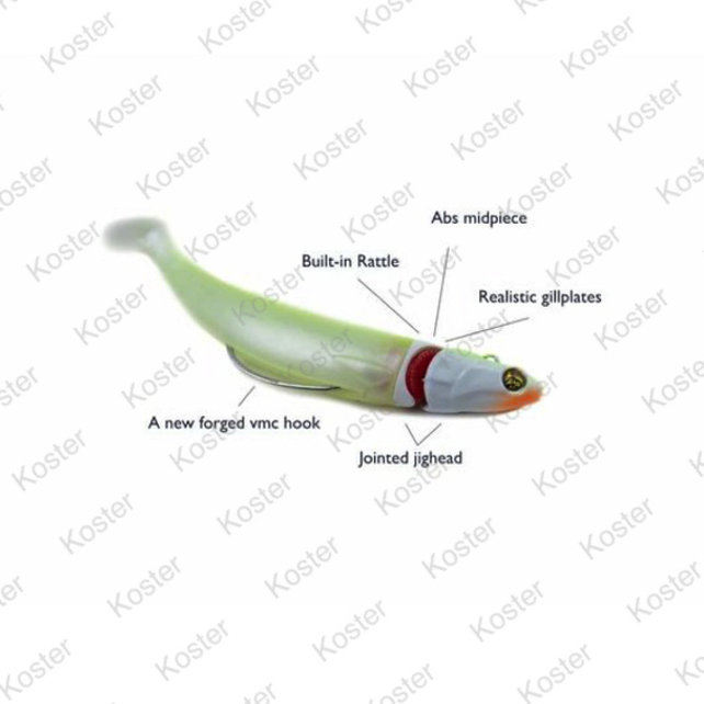 JJ Minnow Yellow White 17 Gr JJ Minnow Yellow White 17 Gr