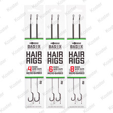 Basix Hair Rigs Wide Gape