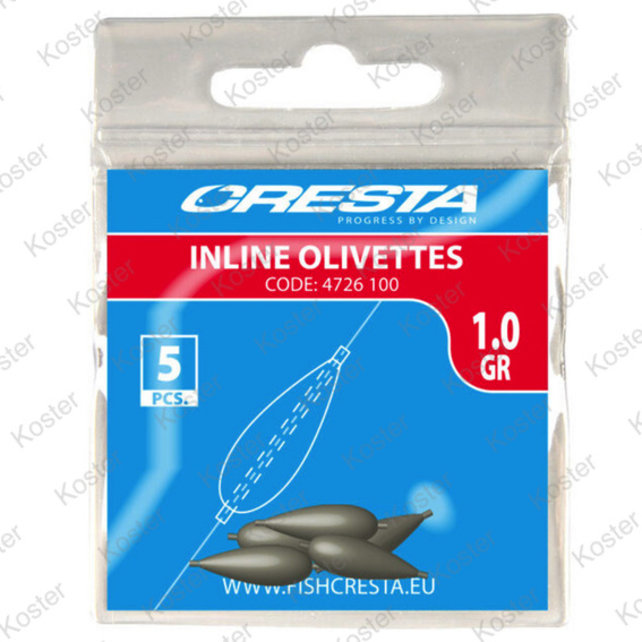 Inline Olivettes 0.2gr - 2.00 gr. Inline Olivettes 0.2gr - 2.00 gr.