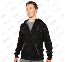 LW Black / Camo Print Zip Hoody Medium