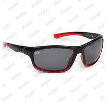 Transparent Red/Black Sunglasses Grey Lense