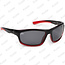 Rage Transparent Red/Black Sunglasses Grey Lense