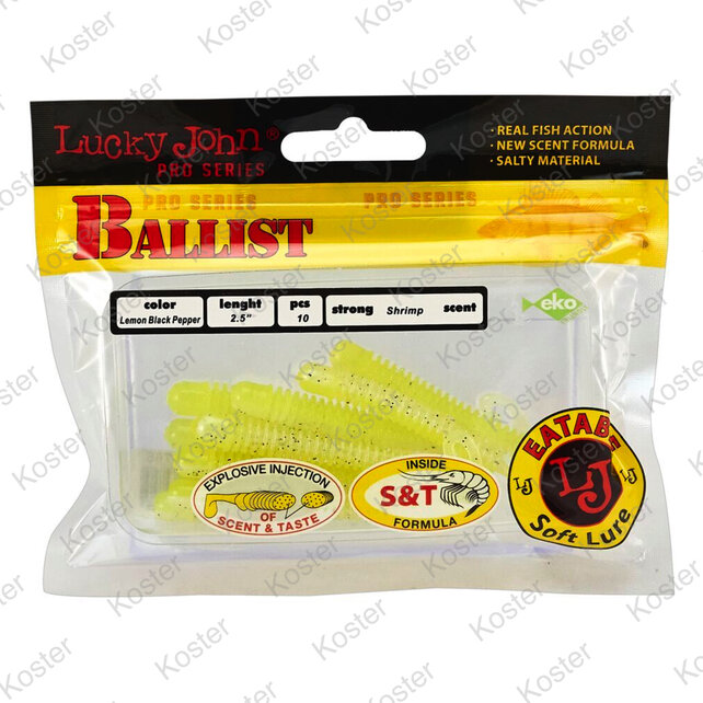 Ballist Lemon Black Pepper 3.3" 8 pcs (Shrimp Flavour)