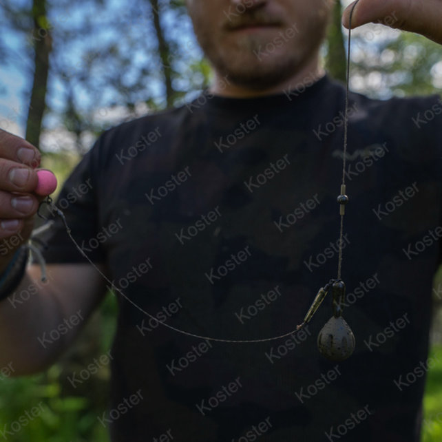 Ready Tied Pin Down Leader- Heli/Chod
