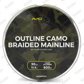 Outline Camo Braided Mainline 0.25mm 30lb 600m Outline Camo Braided Mainline 0.25mm 30lb 600m