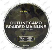 Outline Camo Braided Mainline 0.25mm 30lb 600m