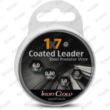 1x7 Coated Leader black 5m