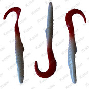 Gator Shad/Twister (Zeebaars) Parelmoer Red Tail Gator Shad/Twister (Zeebaars) Parelmoer Red Tail