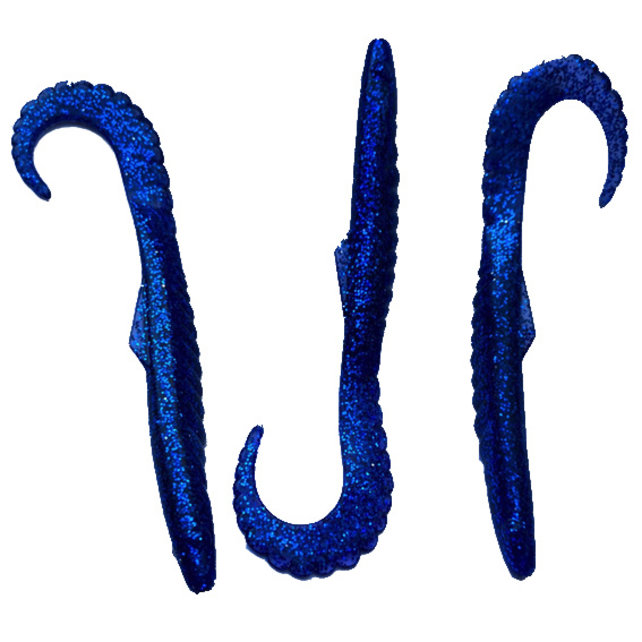 Gator Shad/Twister (Zeebaars) Electric Blue Gator Shad/Twister (Zeebaars) Electric Blue