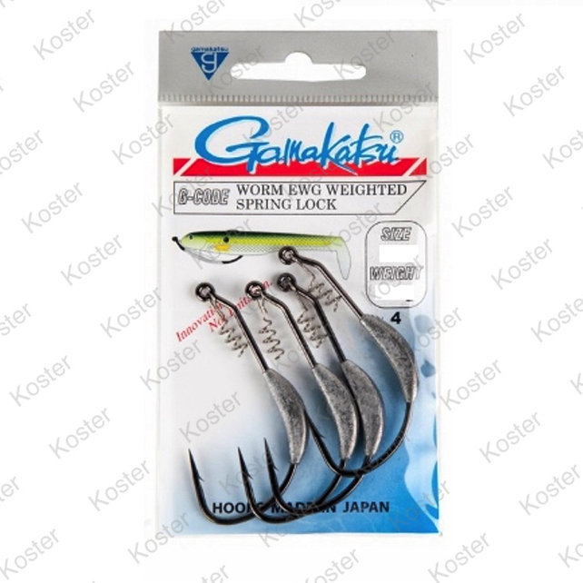 Worm EWG Weighted Spring Lock 6/0 - 7gr Worm EWG Weighted Spring Lock 6/0 - 7gr
