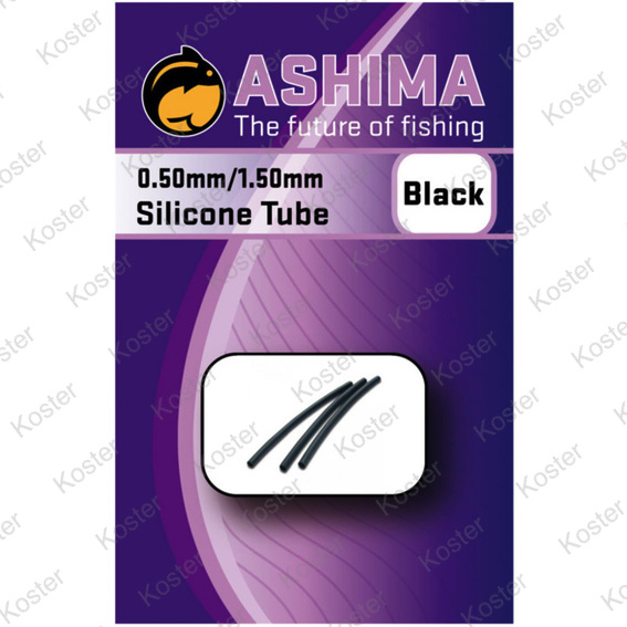 Ashima Silicone Tube Black 050 150mm 
