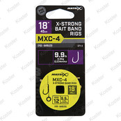 MXC-4 X-Strong Bait Band Rigs 45cm/18ins