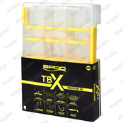 Tackle Box Medium 25x17.5x5cm Clear Tackle Box Medium 25x17.5x5cm Clear