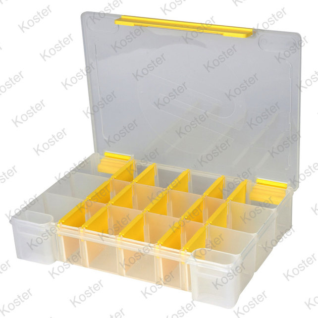 Tackle Box Medium 25x17.5x5cm Clear Tackle Box Medium 25x17.5x5cm Clear