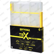 Tackle Box Medium 25x17.5x2.5cm Clear Tackle Box Medium 25x17.5x2.5cm Clear