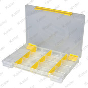 Tackle Box Medium 25x17.5x2.5cm Clear Tackle Box Medium 25x17.5x2.5cm Clear