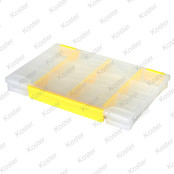 Tackle Box Medium 25x17.5x2.5cm Clear Tackle Box Medium 25x17.5x2.5cm Clear