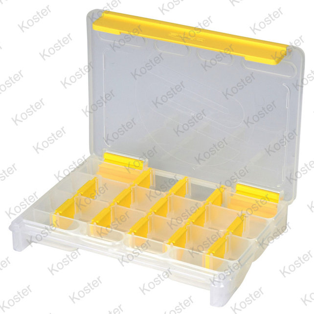 Tackle Box Small 17.5x12.5x2.5cm Clear Tackle Box Small 17.5x12.5x2.5cm Clear