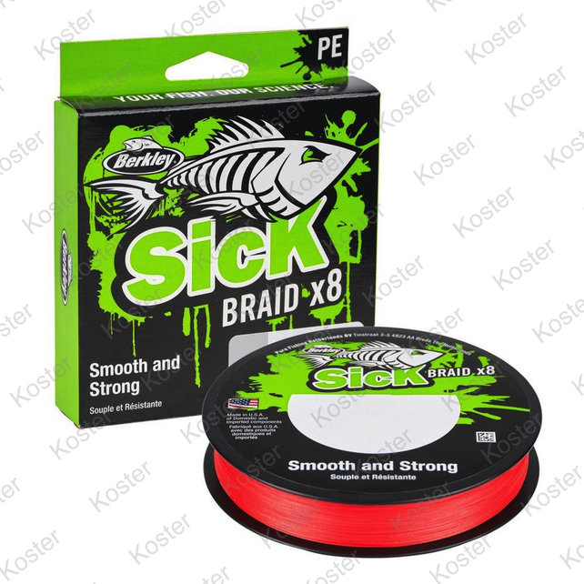 Sick Braid X8 - Red Sick Braid X8 - Red