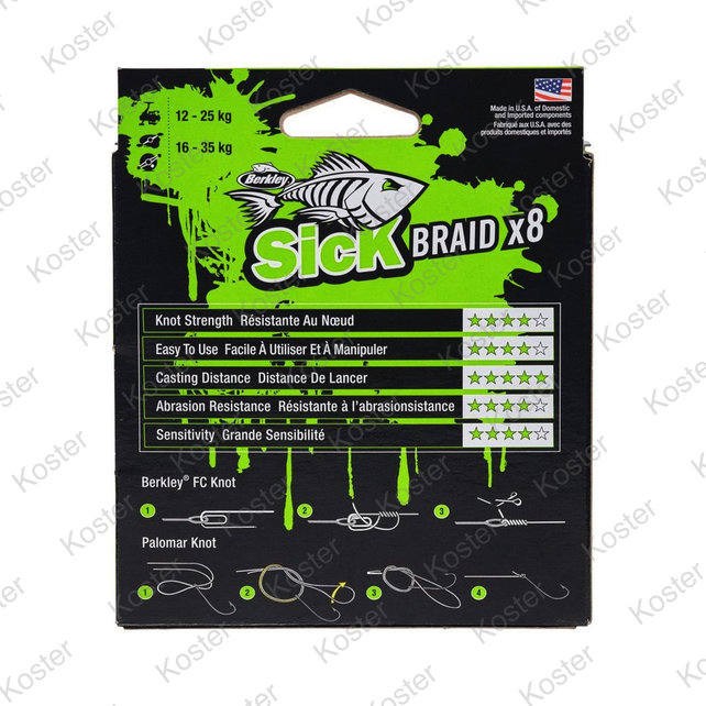 Sick Braid X8 - Red Sick Braid X8 - Red