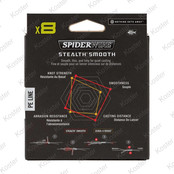 Stealth Smooth X8 - Blue Camo 150 mtr. Stealth Smooth X8 - Blue Camo 150 mtr.