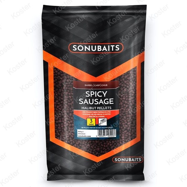 Spicy Sausage Halibut Pellets 4mm