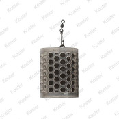 Hexmesh Plastic Cage Feeder - Small Hexmesh Plastic Cage Feeder - Small
