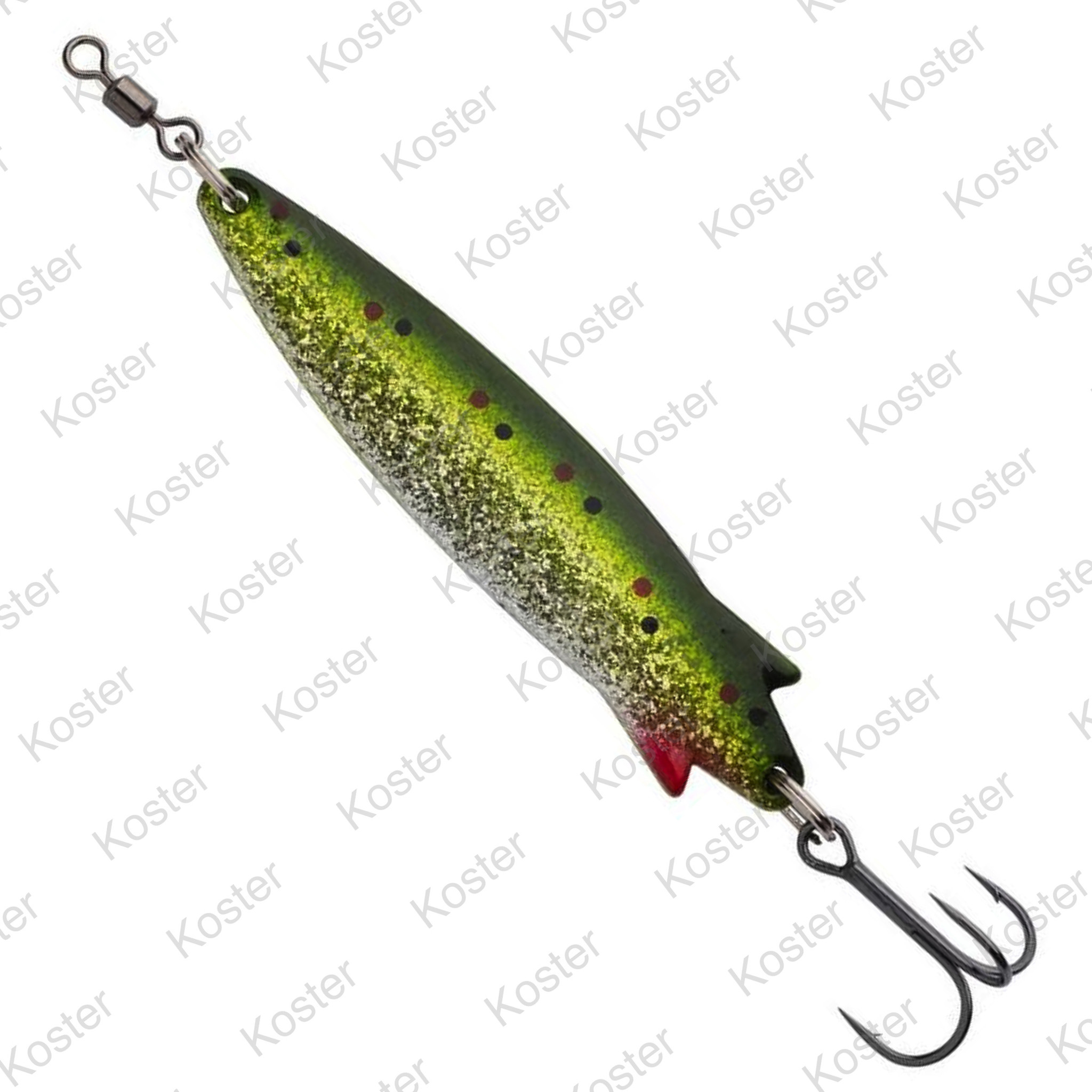 Leurre De Pêche ABU HI LO Minnow - Couleur Arc-en-ciel - Fabriqué à Taïwan - Rare