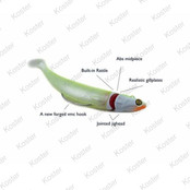 JJ Minnow Yellow White 12 Gram JJ Minnow Yellow White 12 Gram